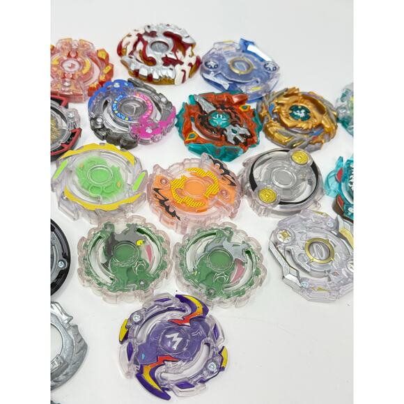 Set of 53 Pieces Beyblade Lot Burst Launchers Energy Drivers Discs Tips Metal - Picture 3 of 6